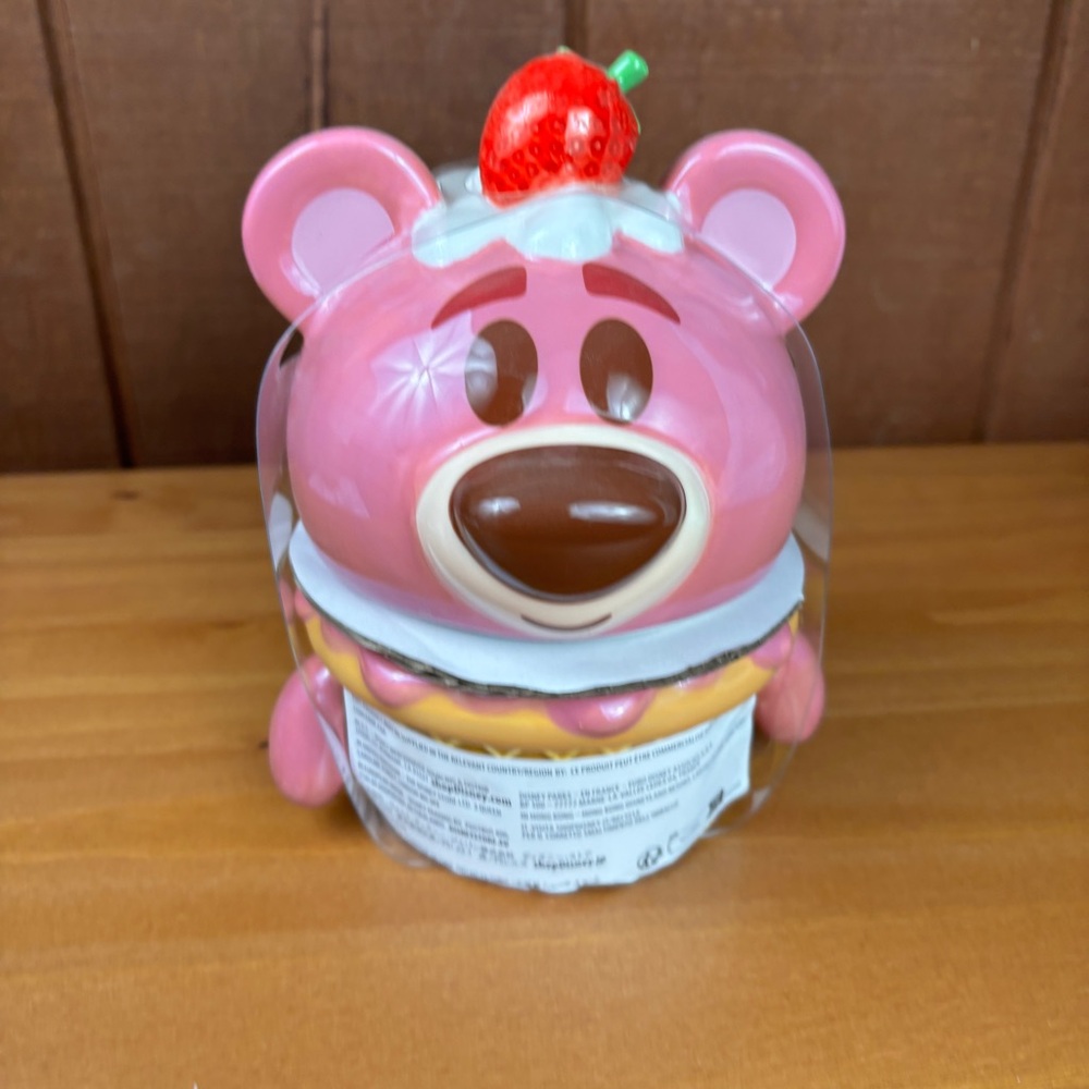 Disney Parks Lotso Munchling Jar with Strawberry Accent